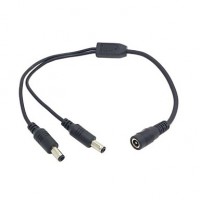 CONECTOR CABLE JACK DC 2 MACHO 1 HEMBRA